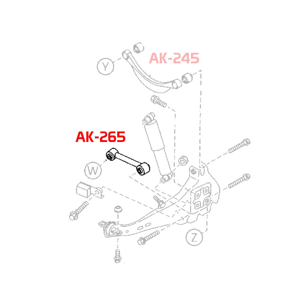 GODSPEED Ford Fusion FWD 2006-12 Adjustable Rear Toe Arms With Spherical Bearings