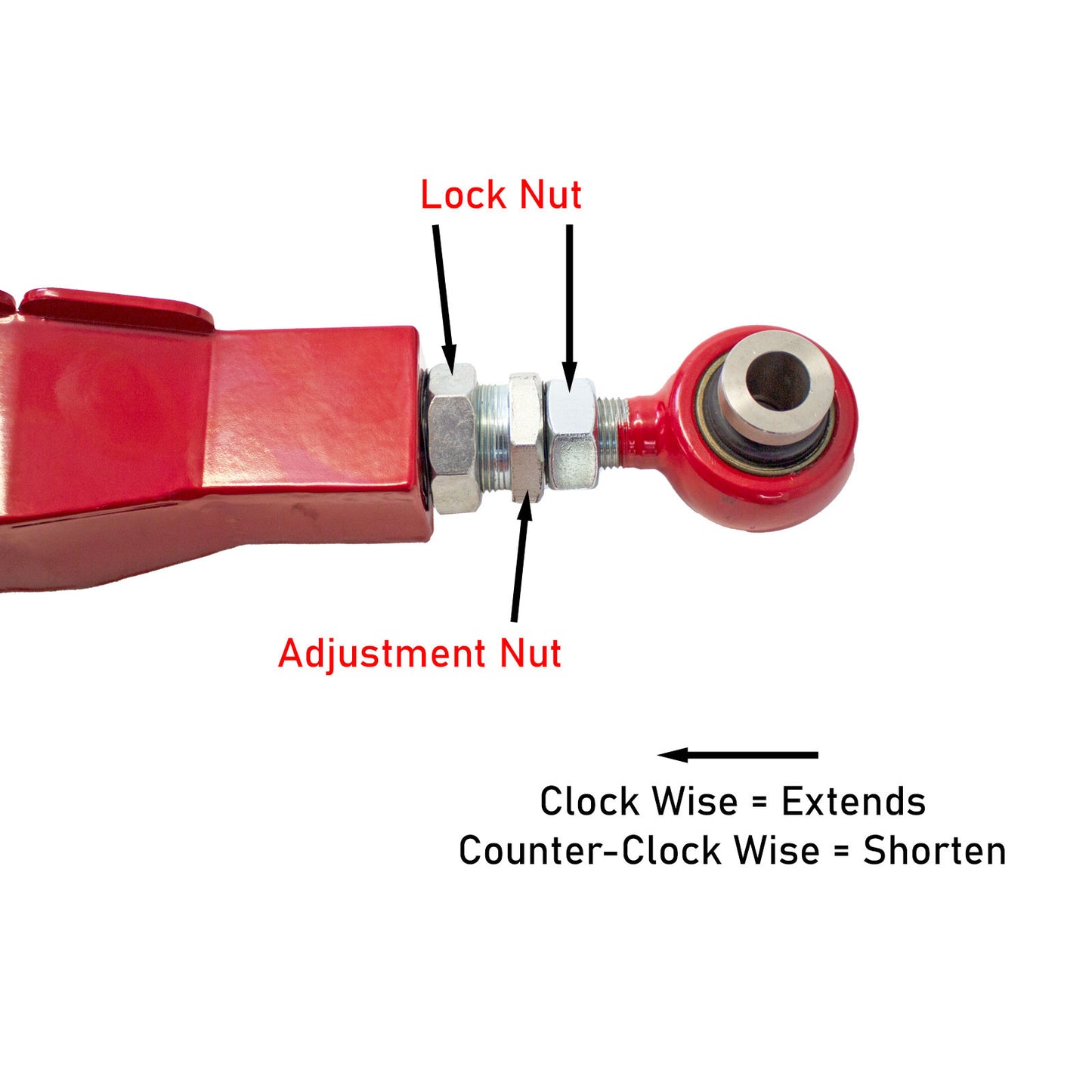 GODSPEED Lexus SC430 (Z40) 2002-10 Adjustable Rear Lower Control Arms w/ Spherical Bearing Extreme Camber Edition