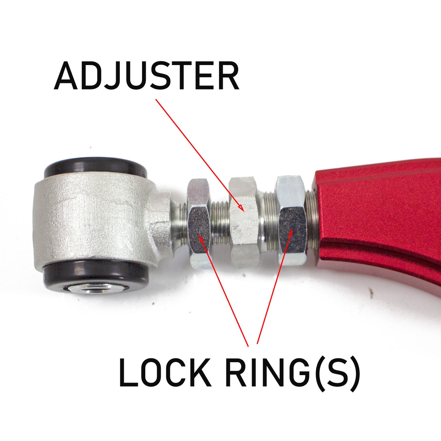 GODSPEED Acura Integra (DE4/5) 2023-25 Rear Adjustable Camber Arms With Rubber Bushings