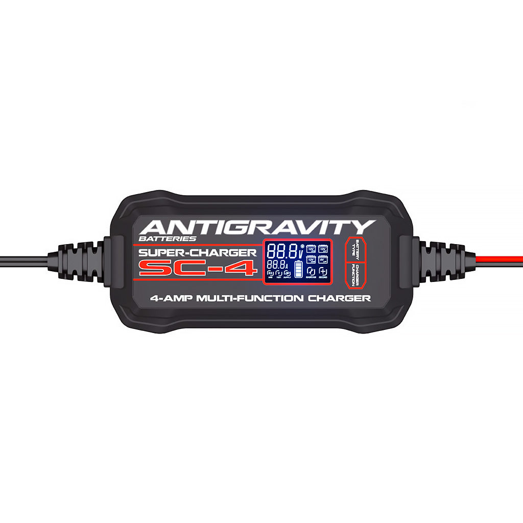 Antigravity SC-4 Super-Charger | 4-Amp Smart Lithium & Lead-Acid Battery Charger