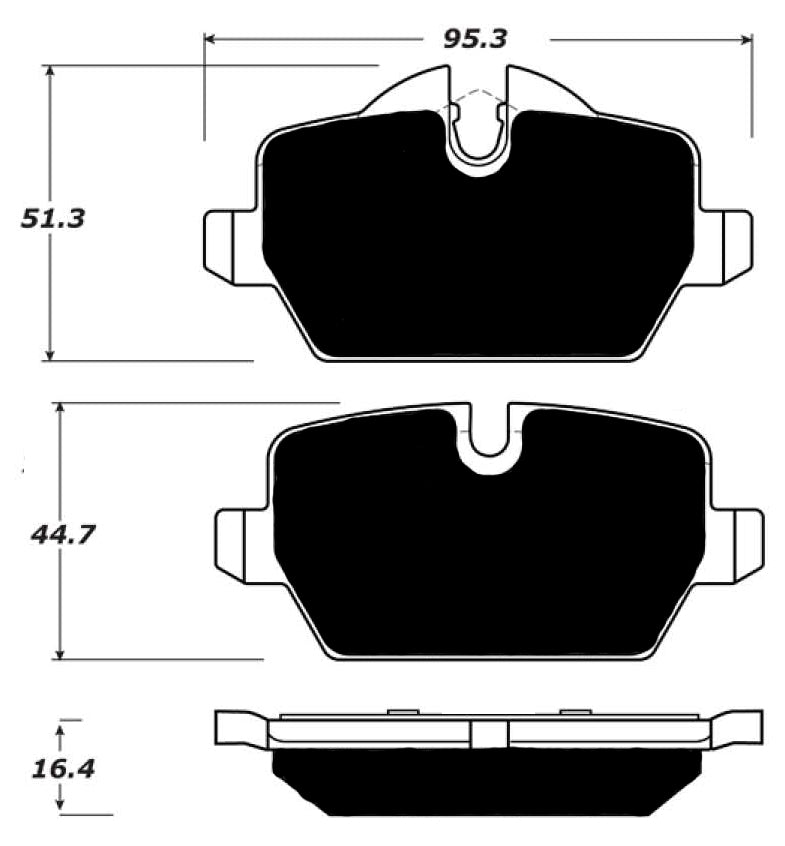 Porterfield Brake Pads for 2016 MINI Countryman