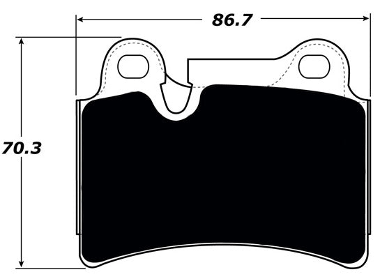 Porterfield Brake Pads for 2006 VOLKSWAGEN TOUAREG V6 3.6L w/330mm Front Discs