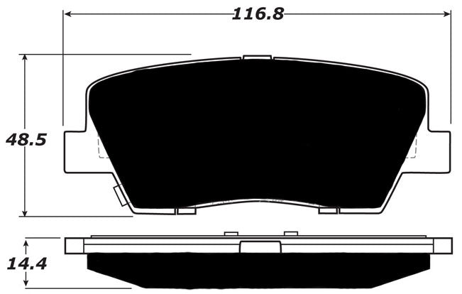 Porterfield Brake Pads for 2010 KIA SEDONA