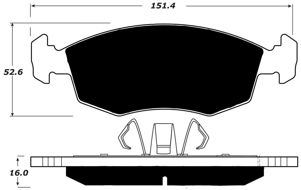Porterfield Brake Pads for 2016 FIAT 500e