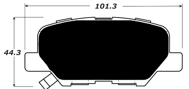 Porterfield Brake Pads for 2013 MITSUBISHI Outlander Sport