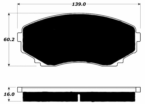 Porterfield Brake Pads for 1997 MAZDA MPV