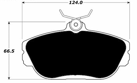 Porterfield Brake Pads for 1995 MERCURY SABLE