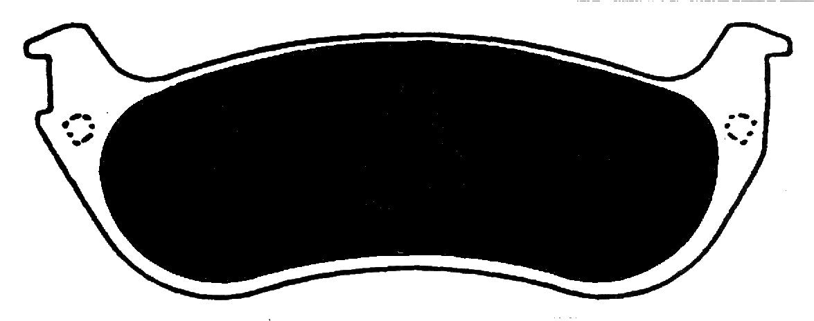 Porterfield Brake Pads for 1998 FORD CROWN VICTORIA