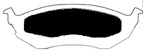 Porterfield Brake Pads for 1999 PLYMOUTH PROWLER