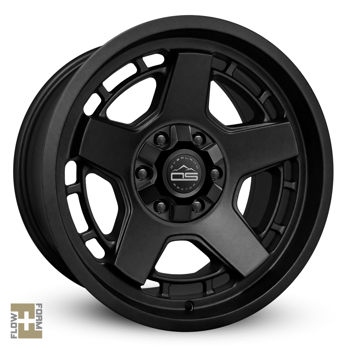 Overland Sector Atlas 17x9 -35 6x135/6x139.7mm 106.2mm Satin Black