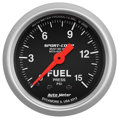 TD GAUG FUEL PRESSURE 2 1/16