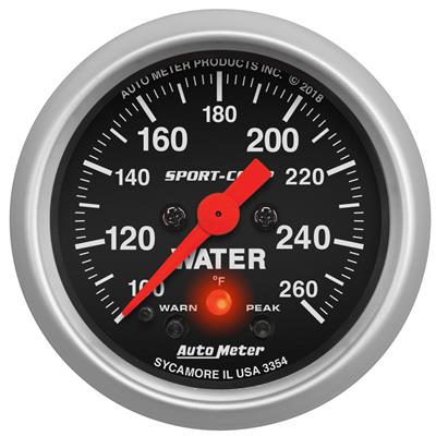 GAUGE WATER TEMP 2 1/16-IN.