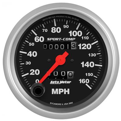 GAUGE SPEEDOMETER 3 3/8-IN.