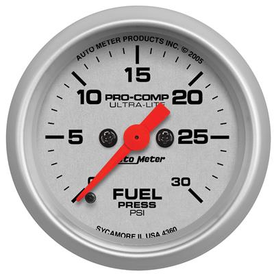 TD GAUG FUEL PRESSURE 2 1/16