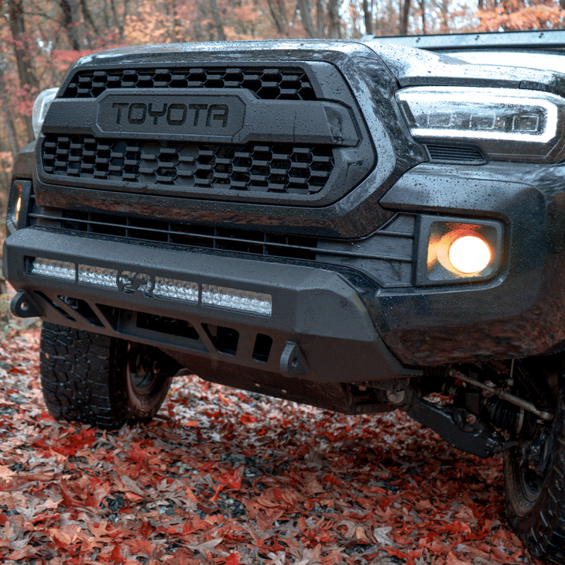 Cali Raised LED Cali Raised 16-23 Toyota Tacoma Stealth Bumper - No Bull Bar / 32In Led Bar Combo W/ Small Switch CR4139