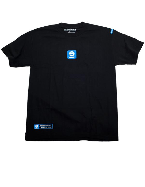 Sparco T-Shirt Tach Blk Lrg