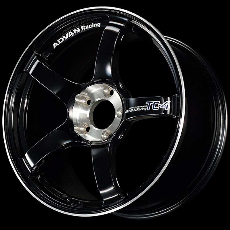 Advan TC-4 SE 18x8.0 / +47 Offset / 5x100 / 63mm Bore / Racing Gloss Black and Diamond Cut YADS8G47DBF
