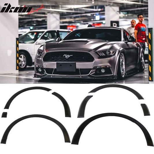 2015-2017Â Ford Mustang Painted Front Rear 4 Wheel Street Fender Flares