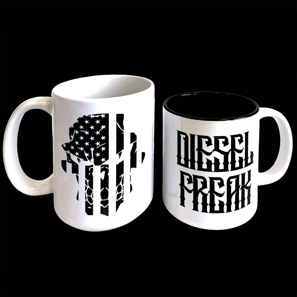 Black Out Flag Skully Coffee Mug