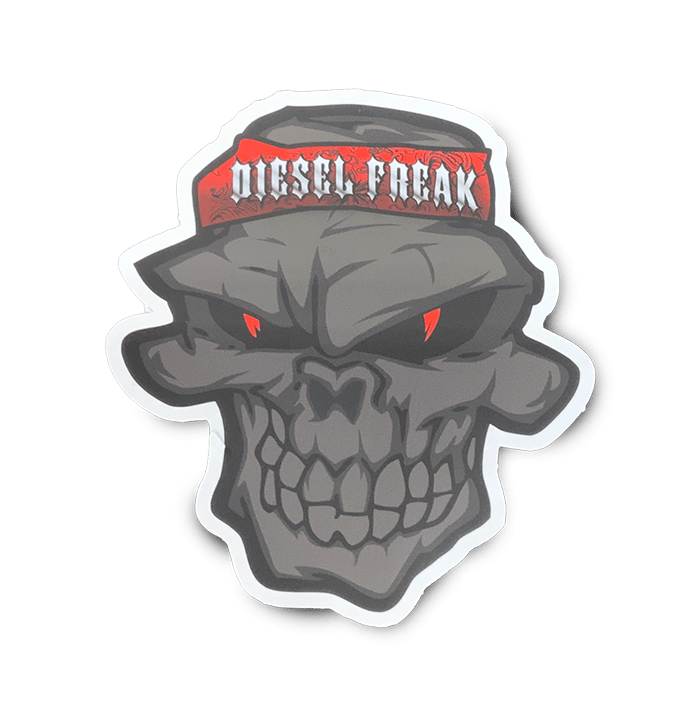BLACKED OUT SKULLY HEAD DECAL