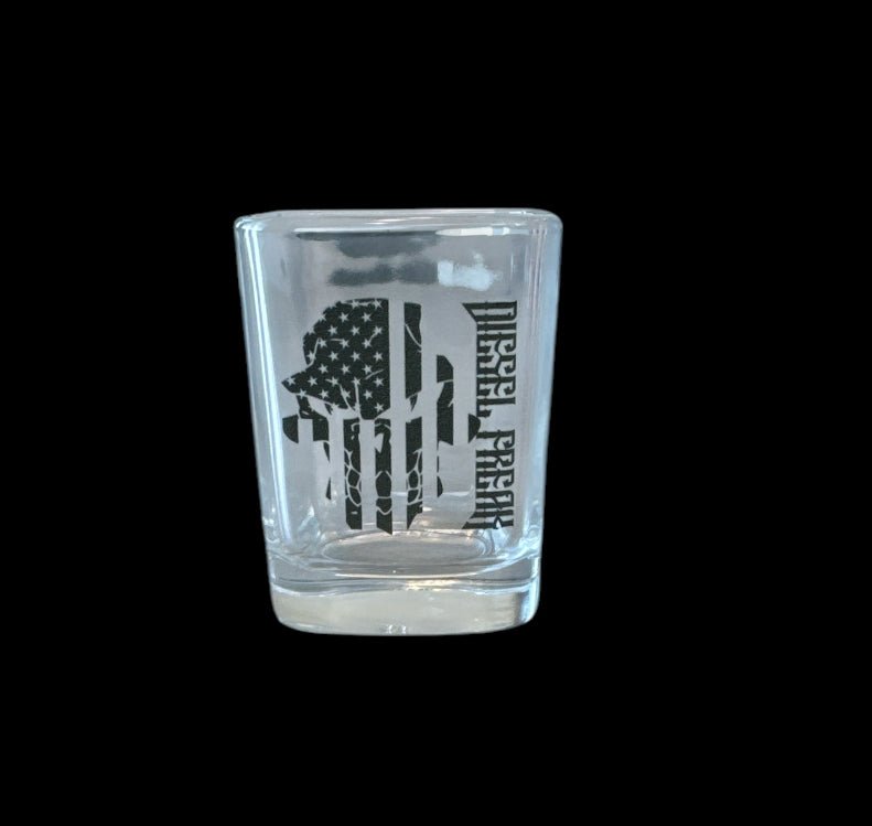 Blackout Skully Clear Shotglass