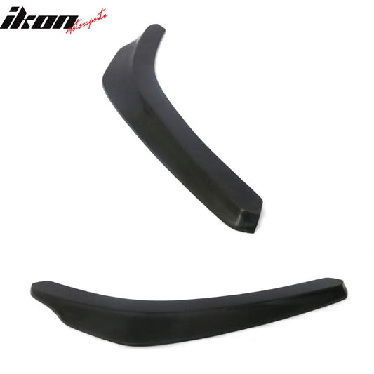 2016-2018 Honda Civic 2PC Unpainted Front Lip Splitter Spoiler PP