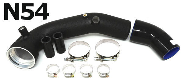 BMS Aluminum Replacement Charge Pipe for N54 E Chassis BMW - Burger Motorsports