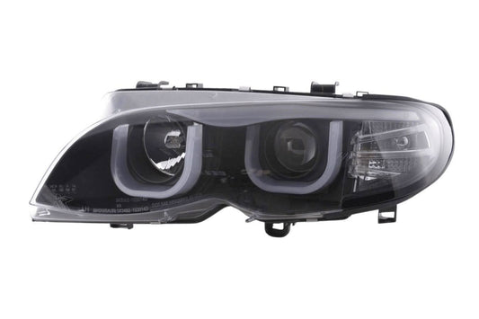 BMW 3-series E46 Sedan/Touring Black "U Eye" Headlights (2002-2005)