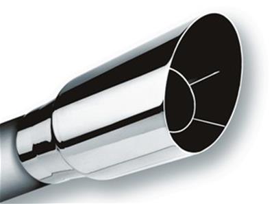 EXHAUST TIP RND 2.5 IN 3.5 OUT