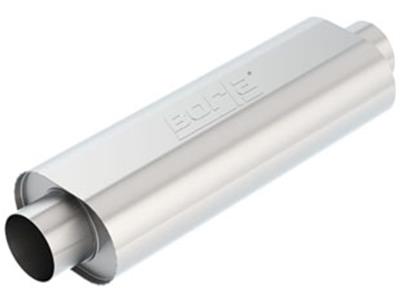 MUFFLER SS ROUND 4IN CTR
