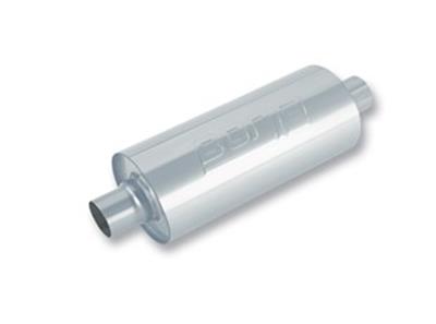 MUFFLER ROUND SS 3.5IN CTR