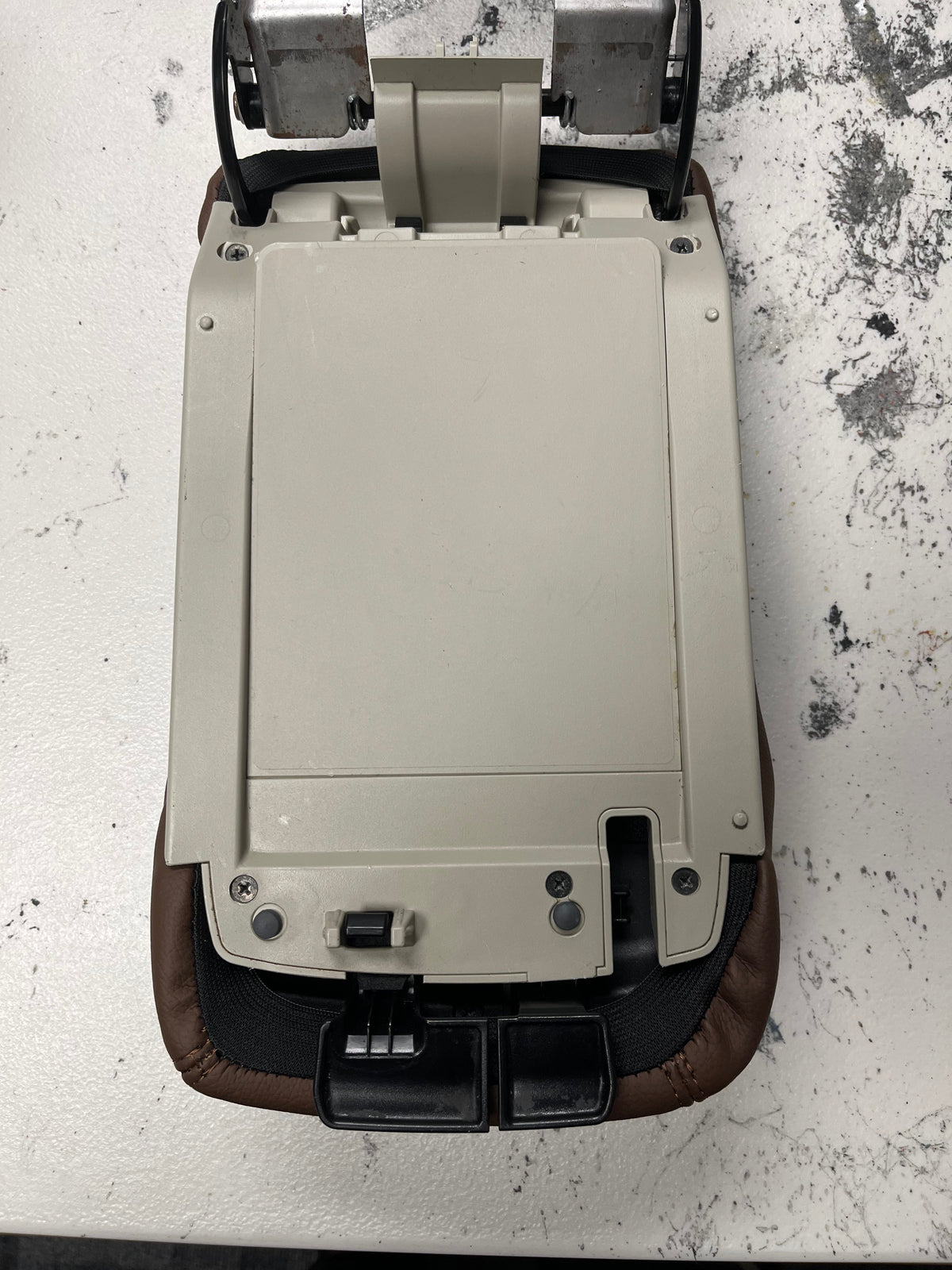 Slip On Ultra Leather Console Cover In Java Brown Fits For Subaru Legacy Outback 2010-2014