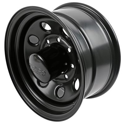 WHEEL STEEL MATTE BLK 16X8