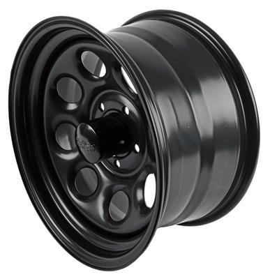WHEEL STEEL MATTE BLK 17X9