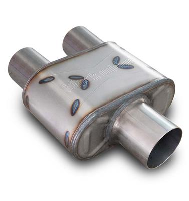MUFFLER SS 3IN CTR 3IN DUAL