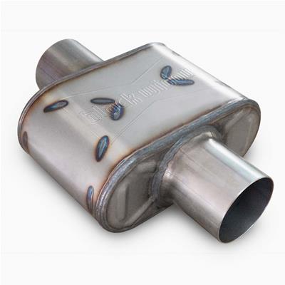 MUFFLER SS 3IN CTR 9IN WIDE