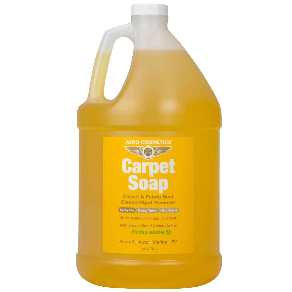 Carpet Soap 1 Gallon - Carpet & Fabric Seat Cleaner/Spot Remover