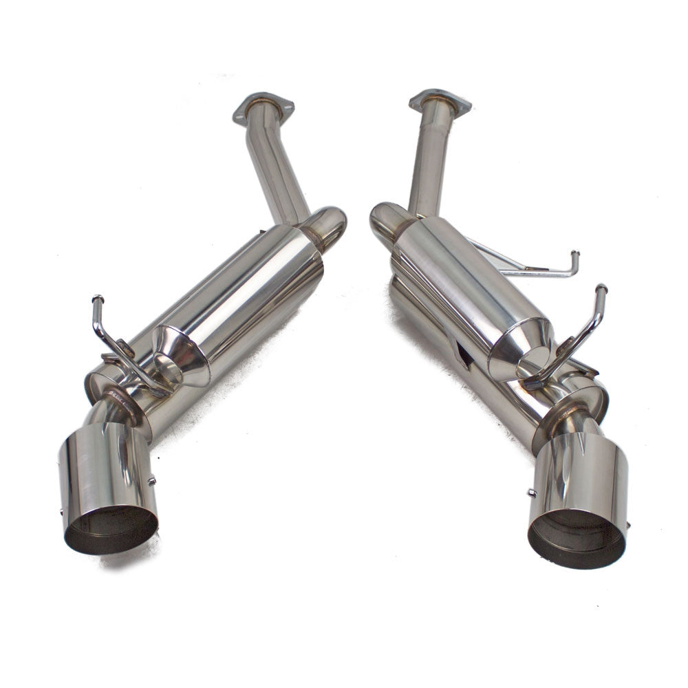 REV9 Cat-Back Stainless Steel Dual Sports Muffler Exhaust System for Nissan 350Z / Infiniti G35 Coupe