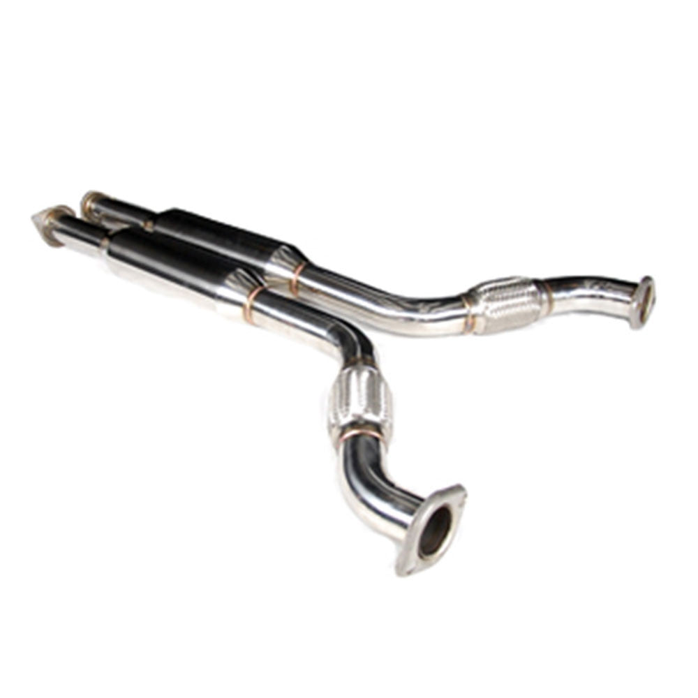 REV9 Cat-Back Stainless Steel Dual Sports Muffler Exhaust System for Nissan 350Z / Infiniti G35 Coupe
