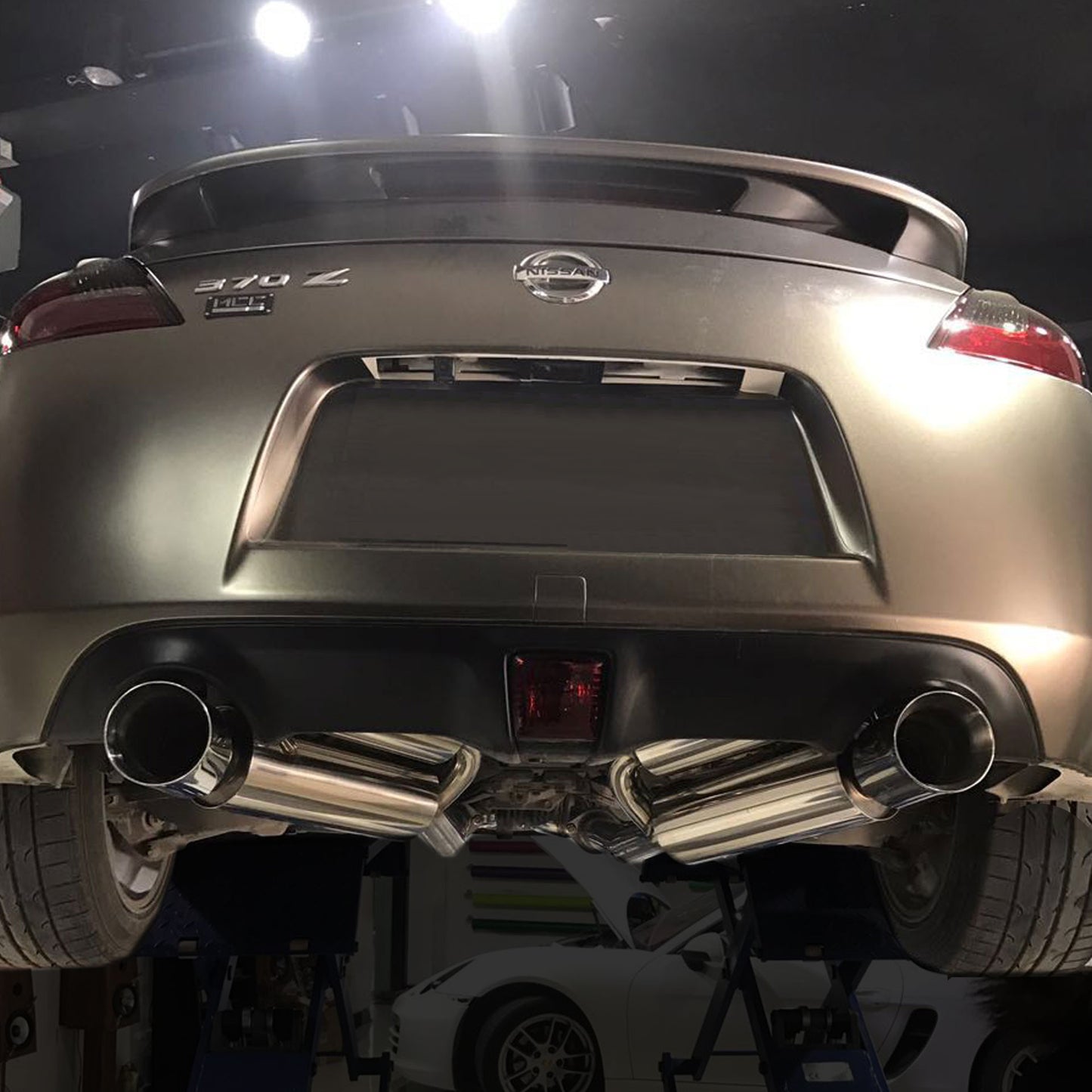 REV9 Nissan 370Z (Z34) 2009-20 Stainless Steel Dual Cat-Back Exhaust with Double Walled Muffler Tip