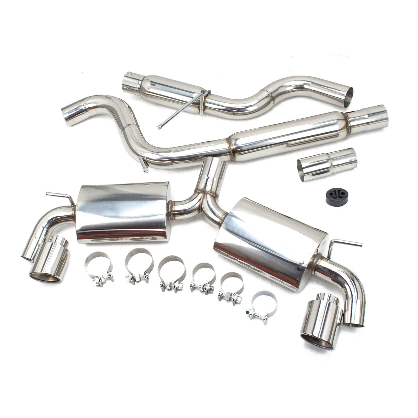 REV9 Cat-Back Muffler Exhaust Kit for Volkswagen Golf GTI MK7 2015-2017 2.0L Turbocharged