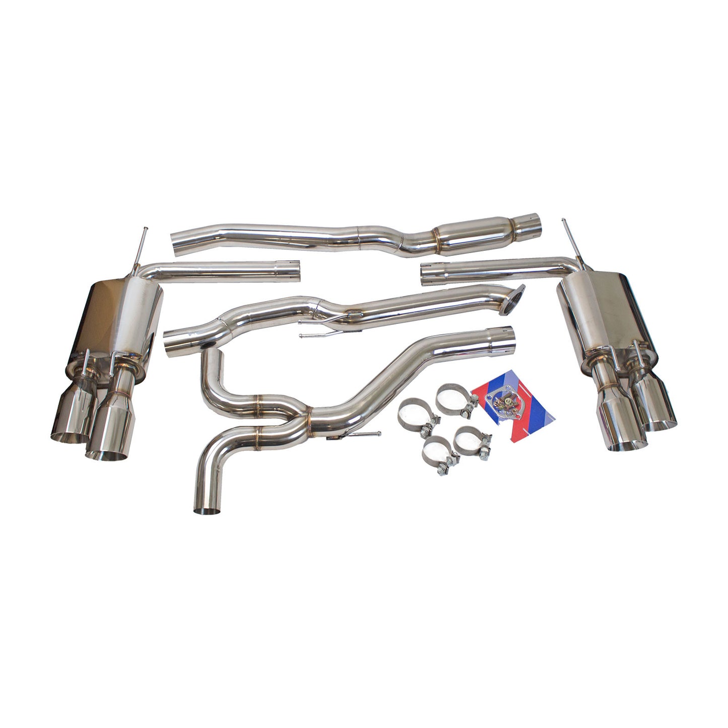 REV9 Cat-back FlowMaxx Stainless Quad Tip Exhaust Kit for Honda Accord 1.5L / 2.0L (CV) 2018-22