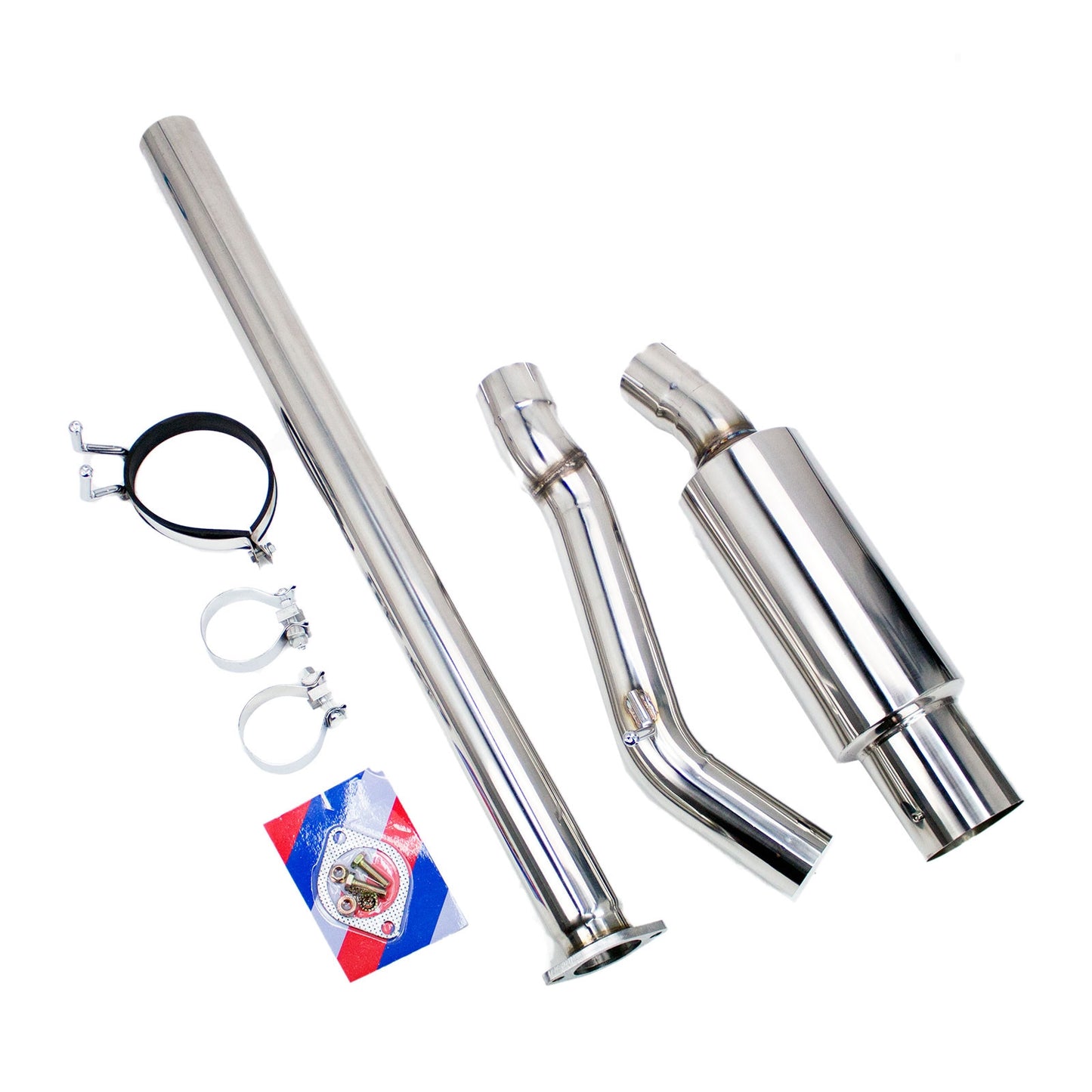 REV9 Single Exit Cat-Back Exhaust Kit, Stainless Steel, 3 Inch Pipe, Mitsubishi Evolution X 08-15