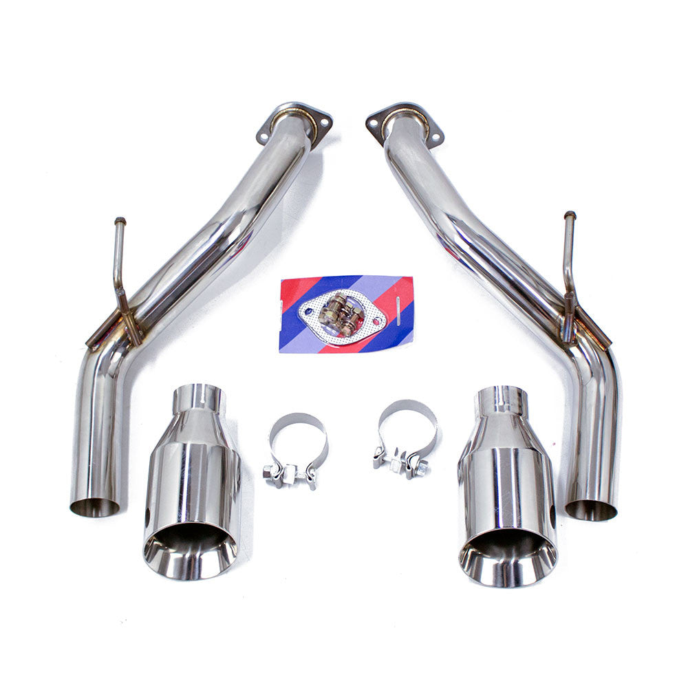REV9 Cat-Back FlowMAXX Stainless Steel Race Spec Exhaust Kit for Infiniti Q50 V6 3.0L Twin-Turbo 2016-23