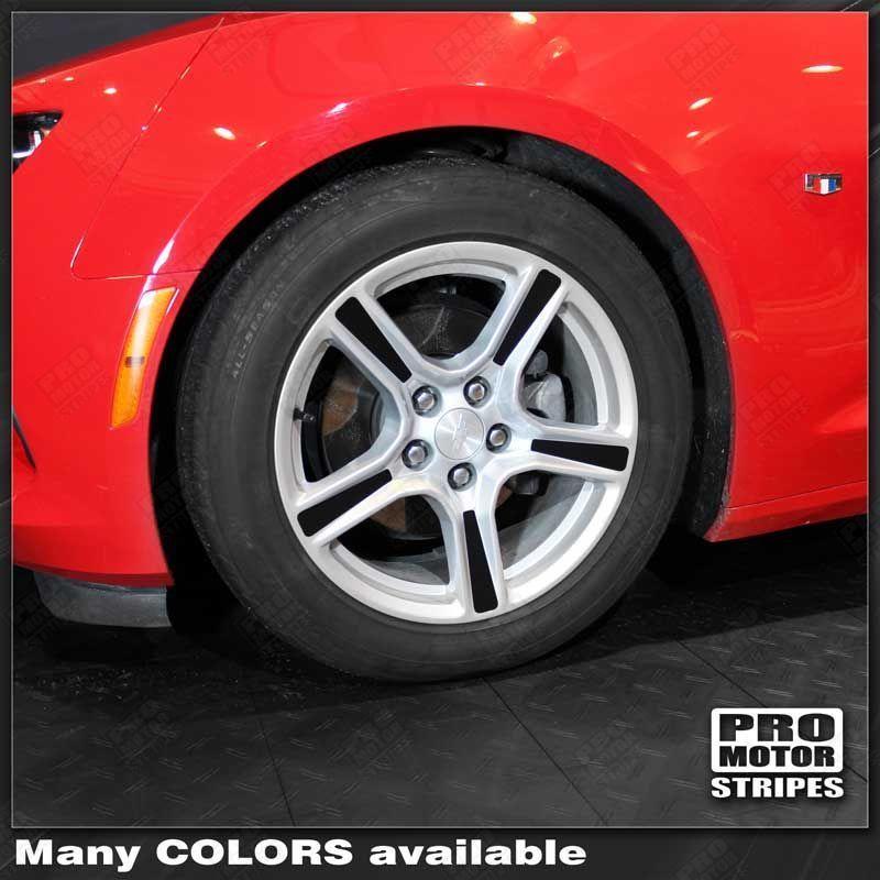 Chevrolet Camaro 2016-2024 Wheel Spokes Decals For 18" Stock Rims