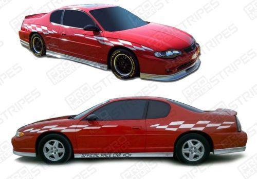 Chevrolet Monte Carlo 2000-2007 Pace Car Racing Checkered Stripes