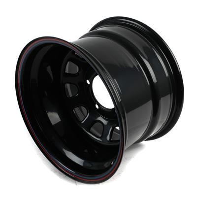 BLACK D WINDOW WHEEL 15X10