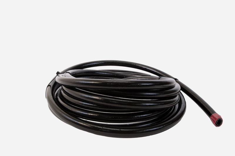 Aeromotive PTFE SS Braided Fuel Hose - Black Jacketed - AN-12 x 4ft 15332