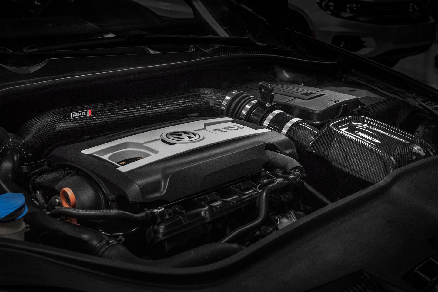 APR Carbon Fiber Intake System: Rear Turbo Inlet Pipe, 1.8T/2.0T EA888 PQ35