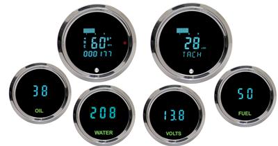 ODYSEY II GAUGES CHROME BEZEL